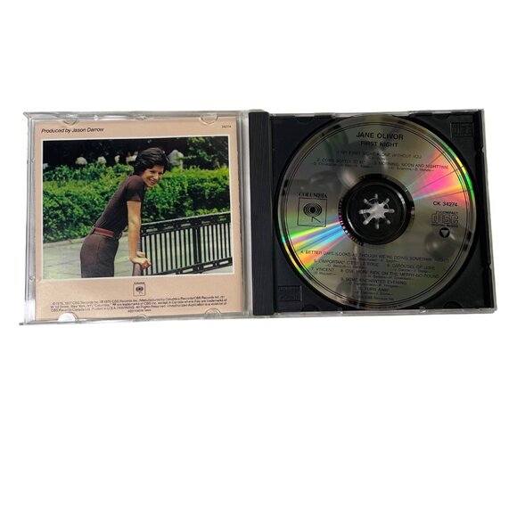 Jane Olivor First Night Folk Audio Music CD 1977 10 Tracks u - Picture 5 of 5